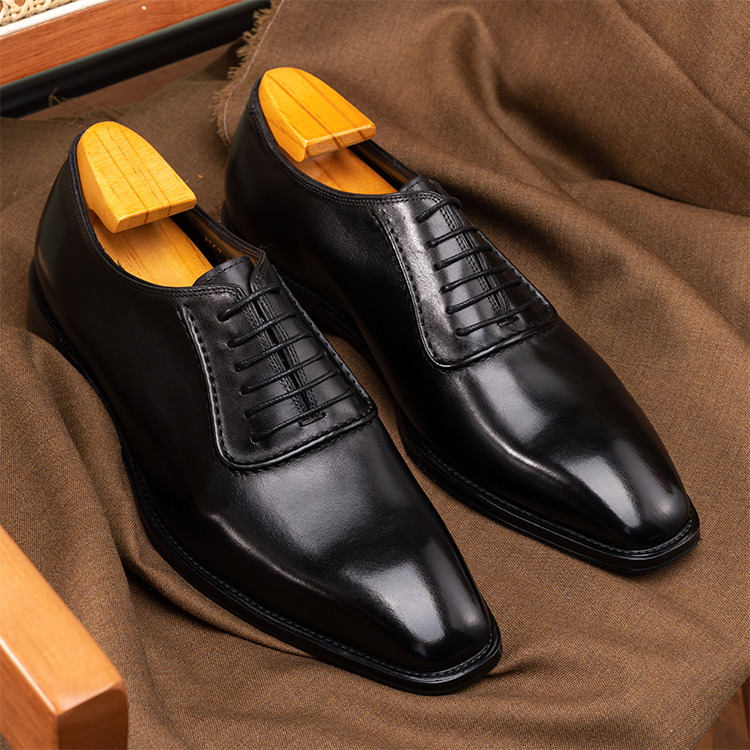 One-Piece Woven Oxford Shoes OLH007BK