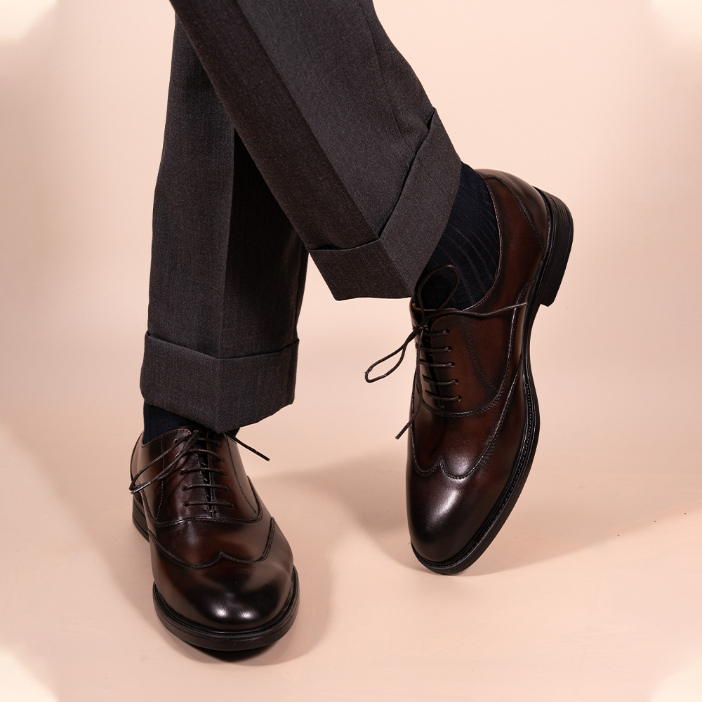 Minimalist Brogue Oxford Shoes OLH015CF