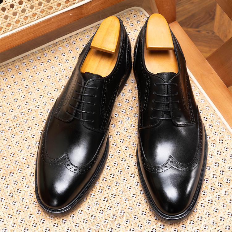 Full Brockle Derby Shoes OLDL23BK