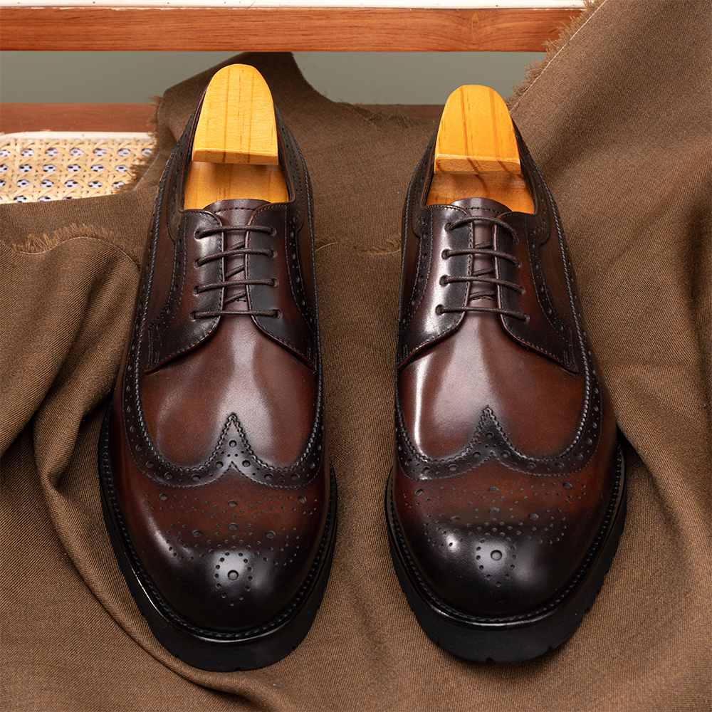 Platform Brock Derby Shoes OLH011CF