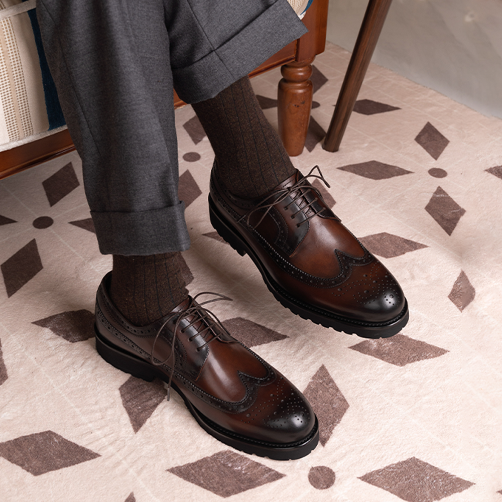 Platform Brock Derby Shoes OLH011CF