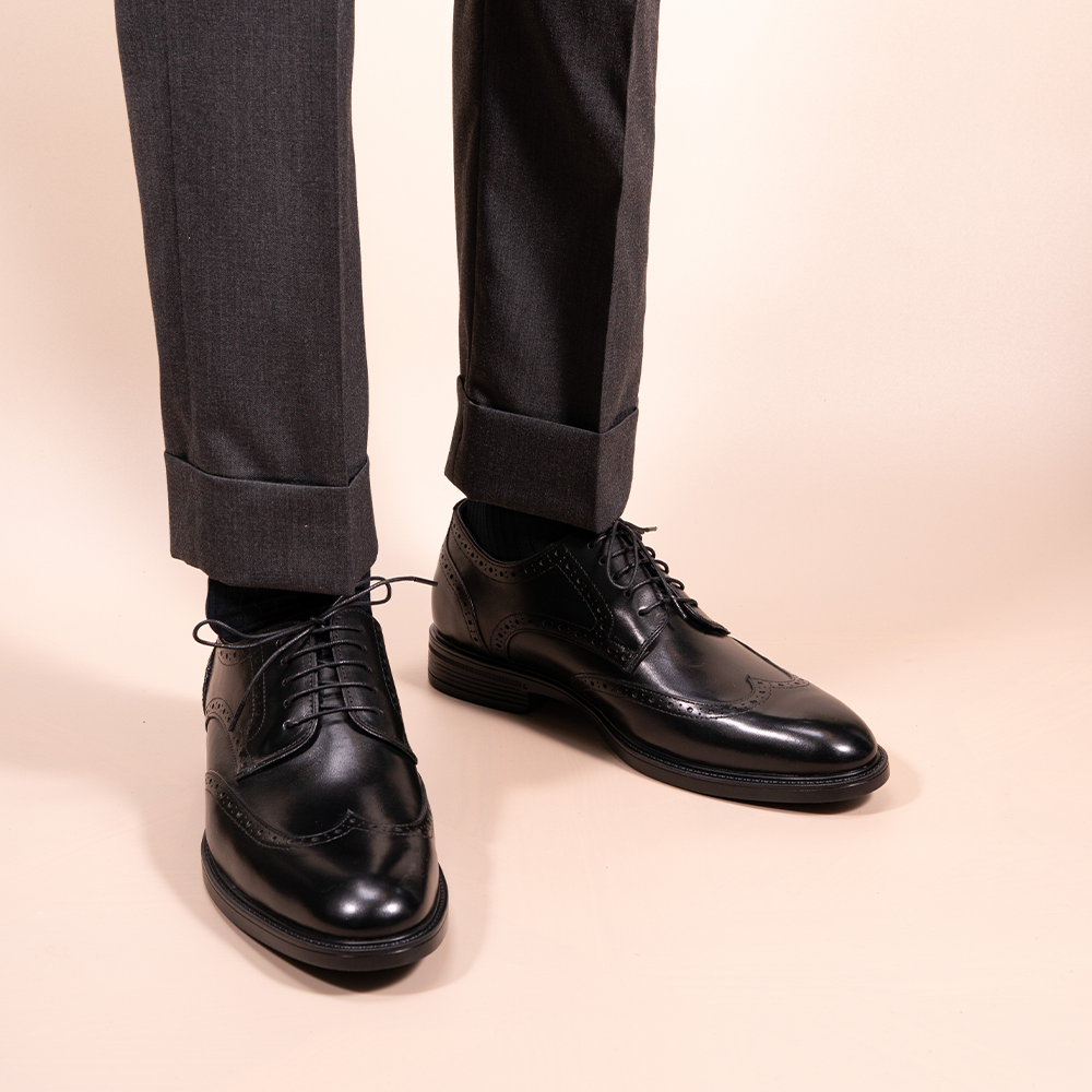 Full Brockle Derby Shoes OLDL23BK