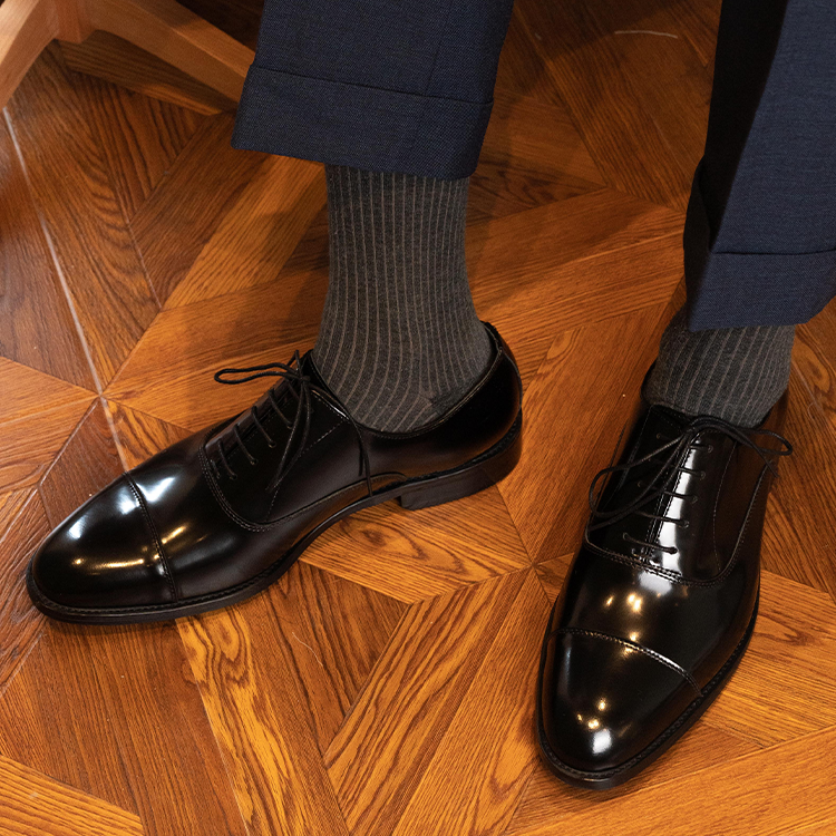 Triple Joint Oxford Shoes OLH004BK