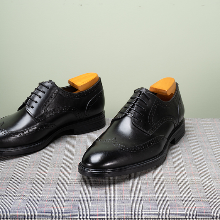 Full Brockle Derby Shoes OLDL23BK