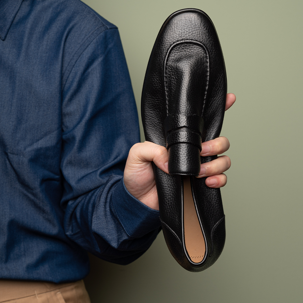 Summer Penny Loafers OLNG08-2BK