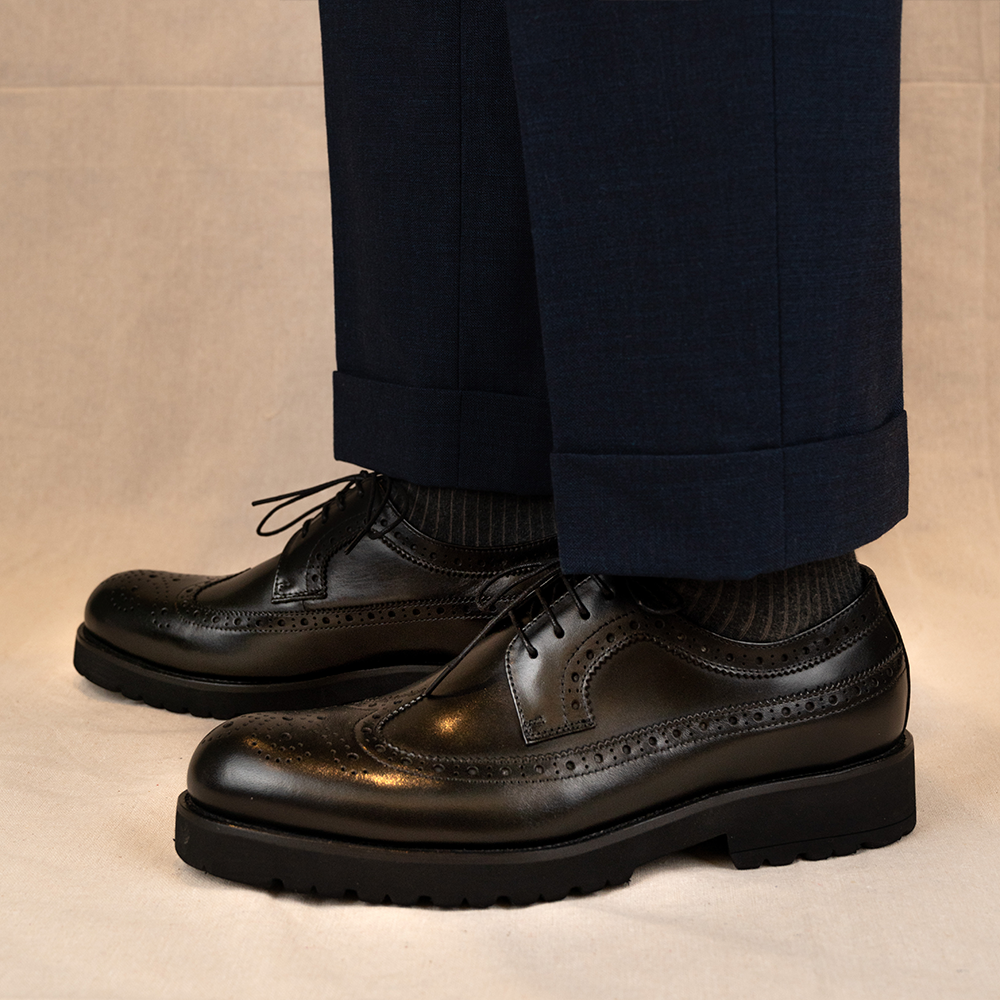 Platform Brock Derby Shoess OLH011BK