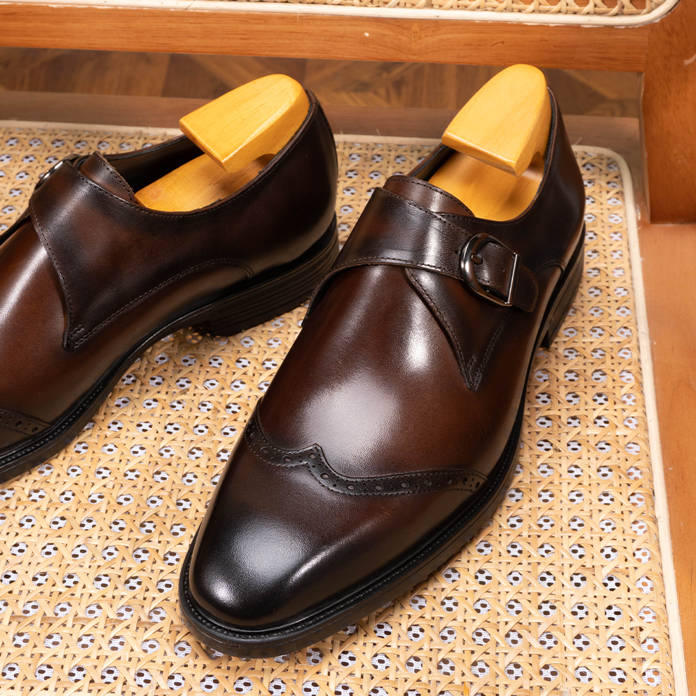 Single Buckle Brogue Shoes OLDL26CF