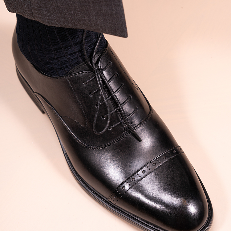 Quarter Brogue Oxfords OLDL24BK