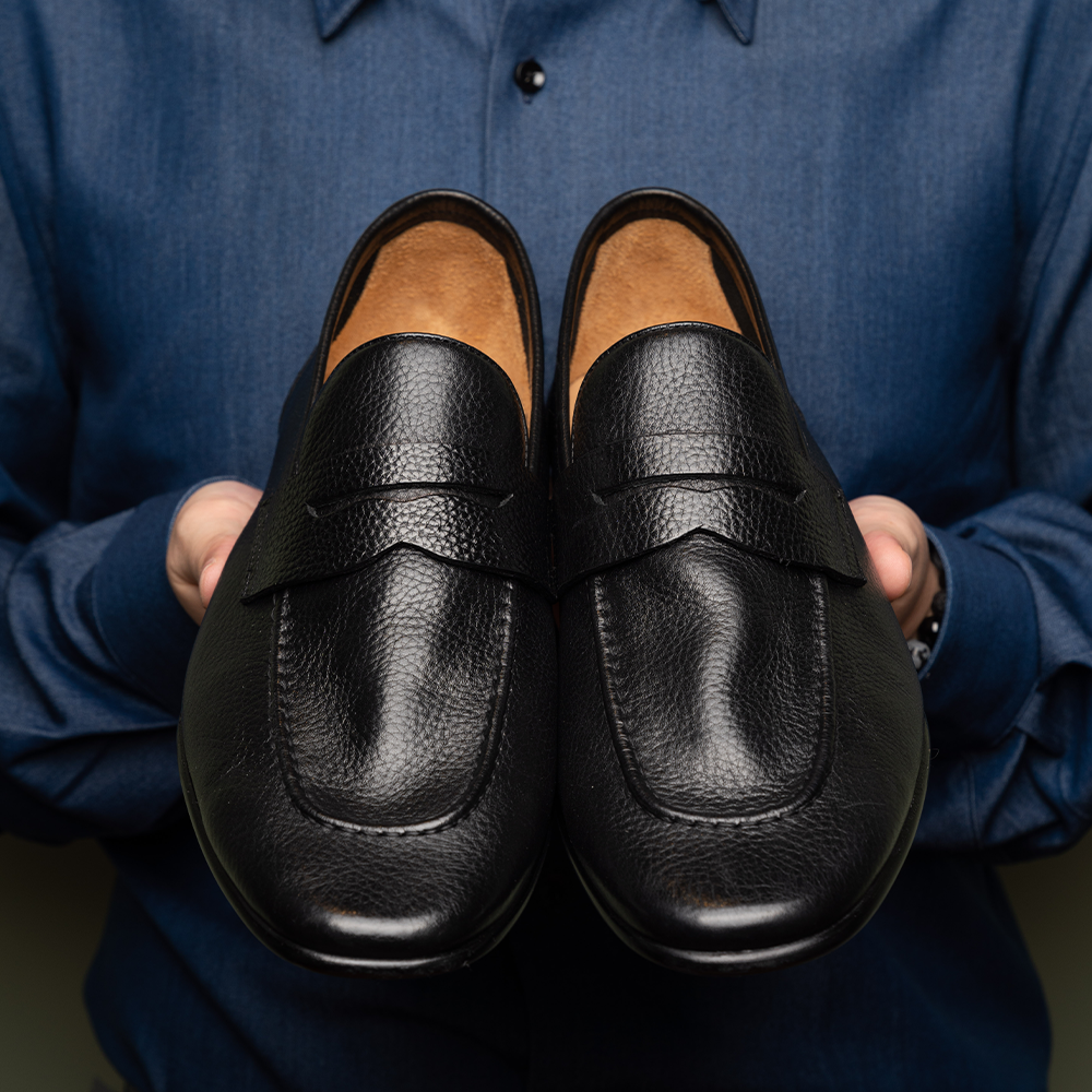 Summer Penny Loafers OLNG08-2BK