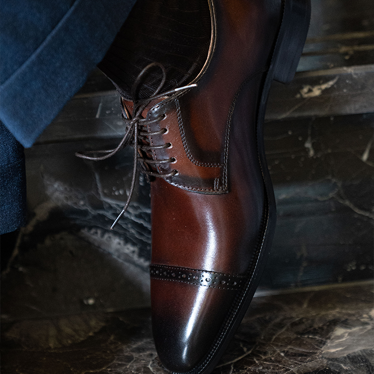 Derby Shoes with 2cm hidden height increase OLDL09CF