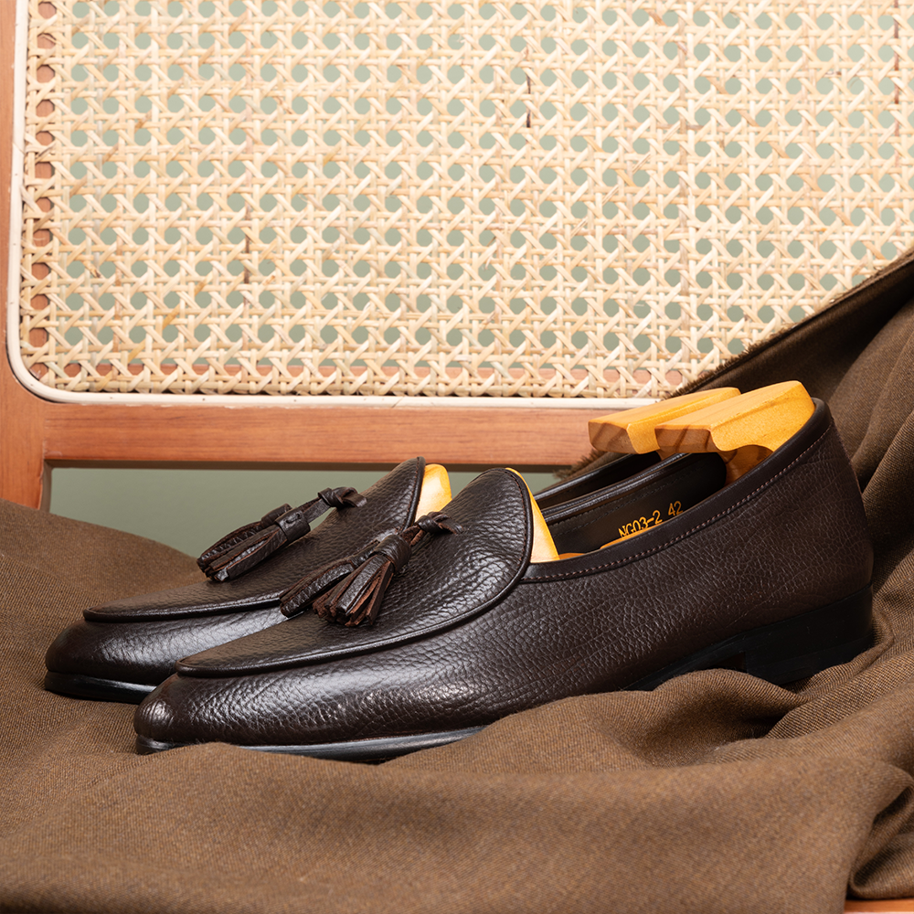 Italian Soft-Structure Deerskin loafers OLNG03-2CF