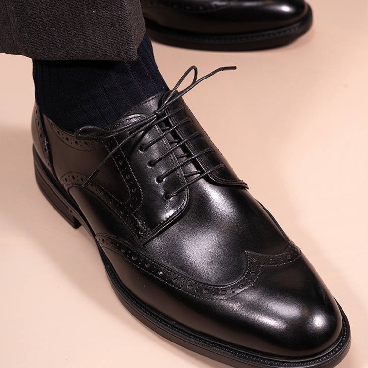 Full Brockle Derby Shoes OLDL23BK