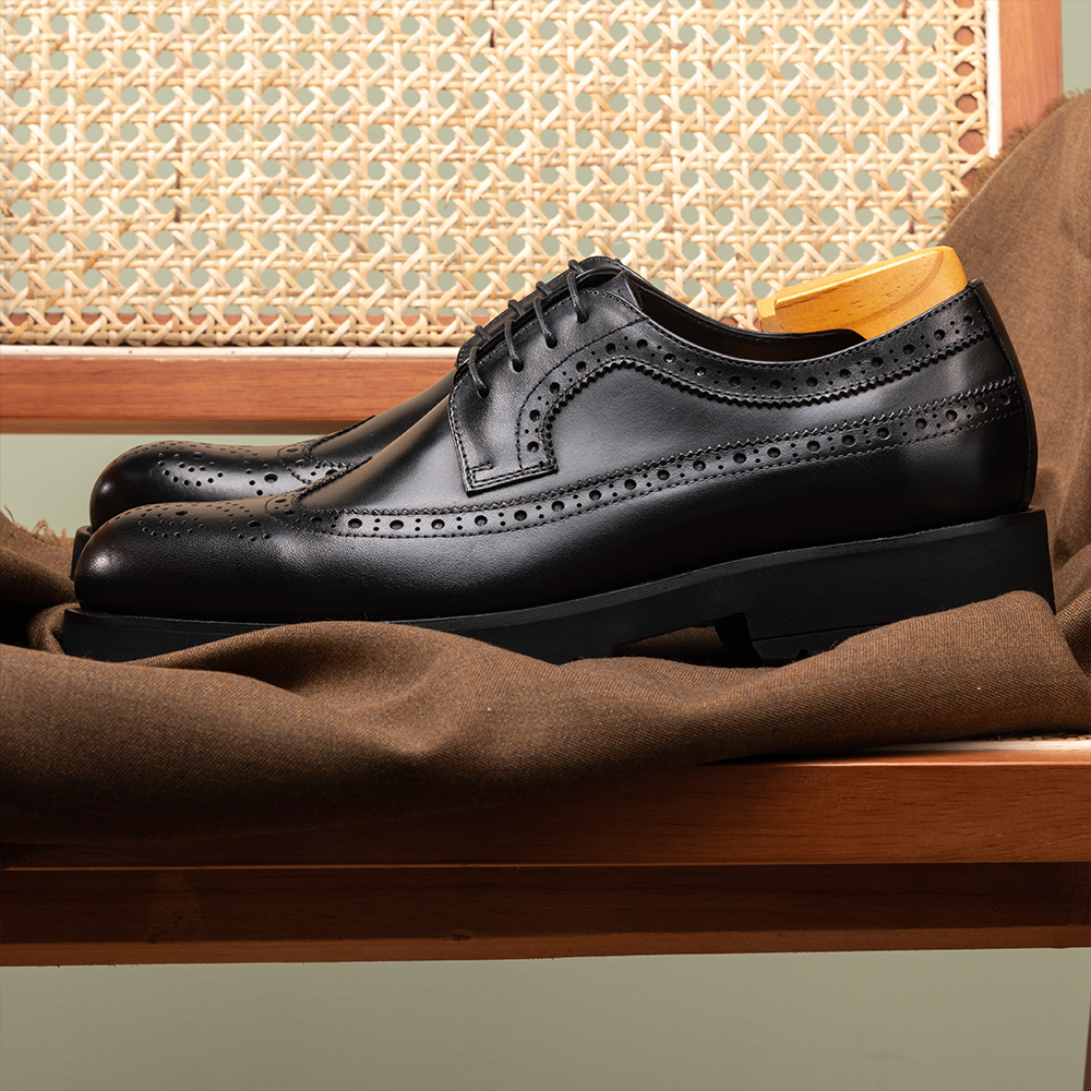 Platform Brock Derby Shoess OLH011BK