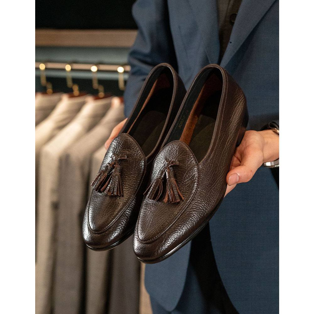 Italian Soft-Structure Deerskin loafers OLNG03-2CF