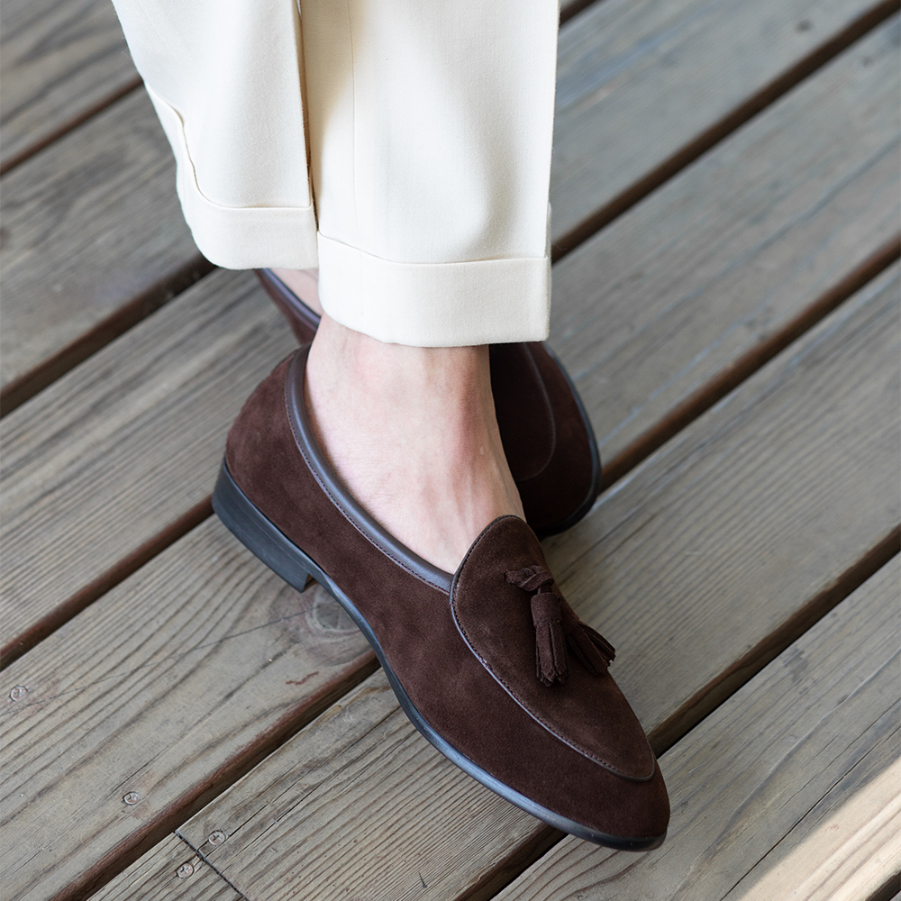 ItalianSoft-Structure Tassel loafers OLNG03-1CF