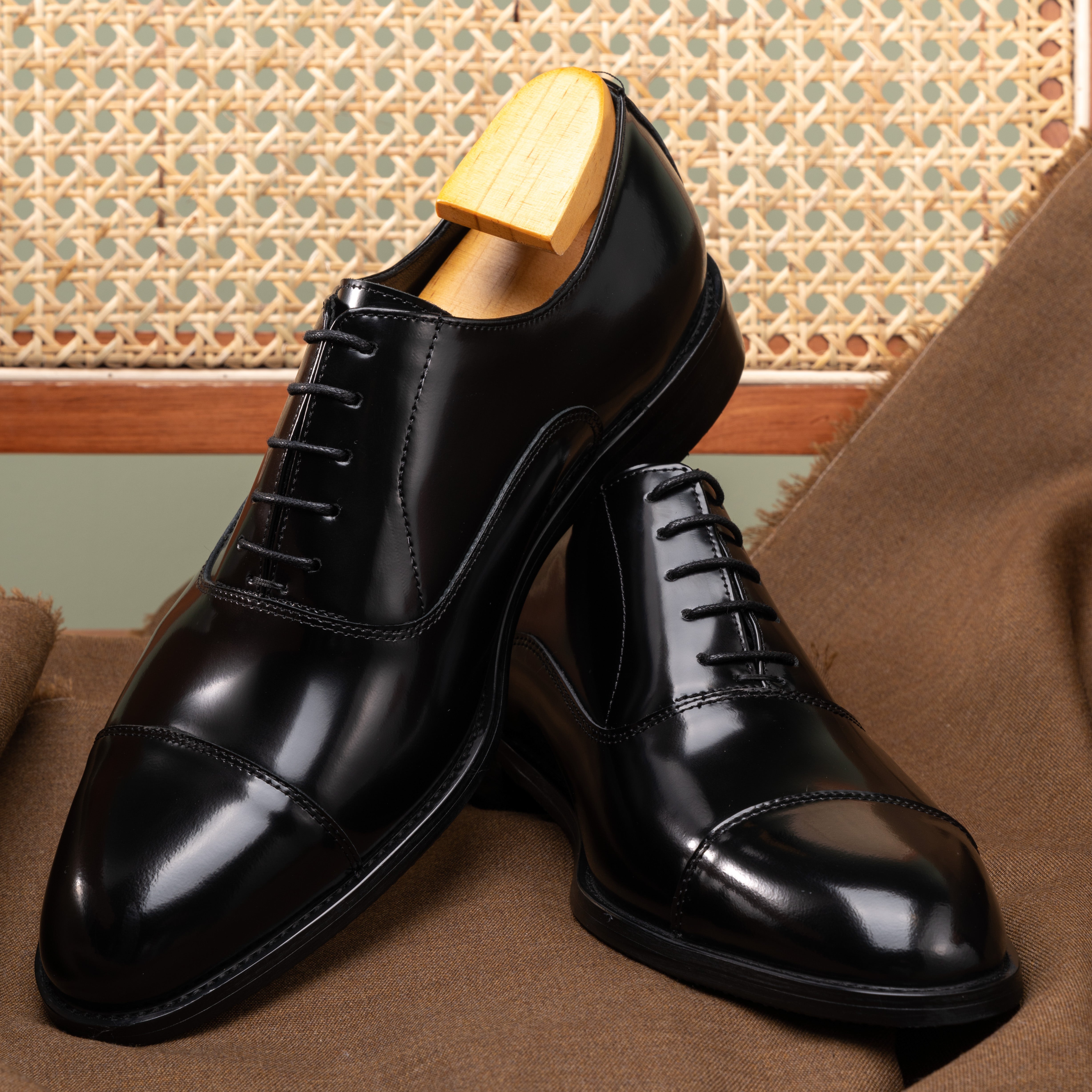 Triple Joint Oxford Shoes OLH004BK