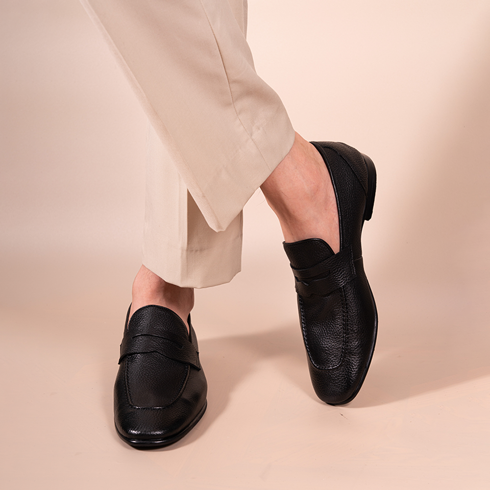 Summer Penny Loafers OLNG08-2BK
