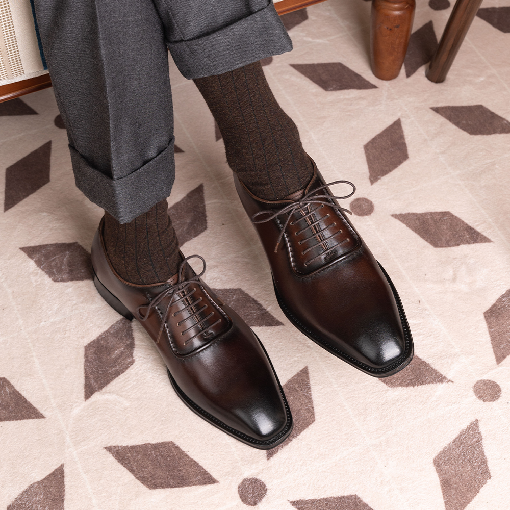 One-Piece Woven Oxford Shoes OLH007CF