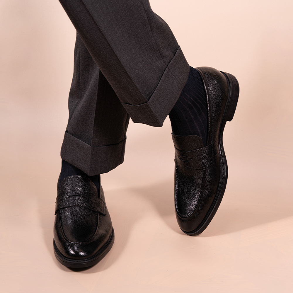 Deerskin Loafers OLDL31BK