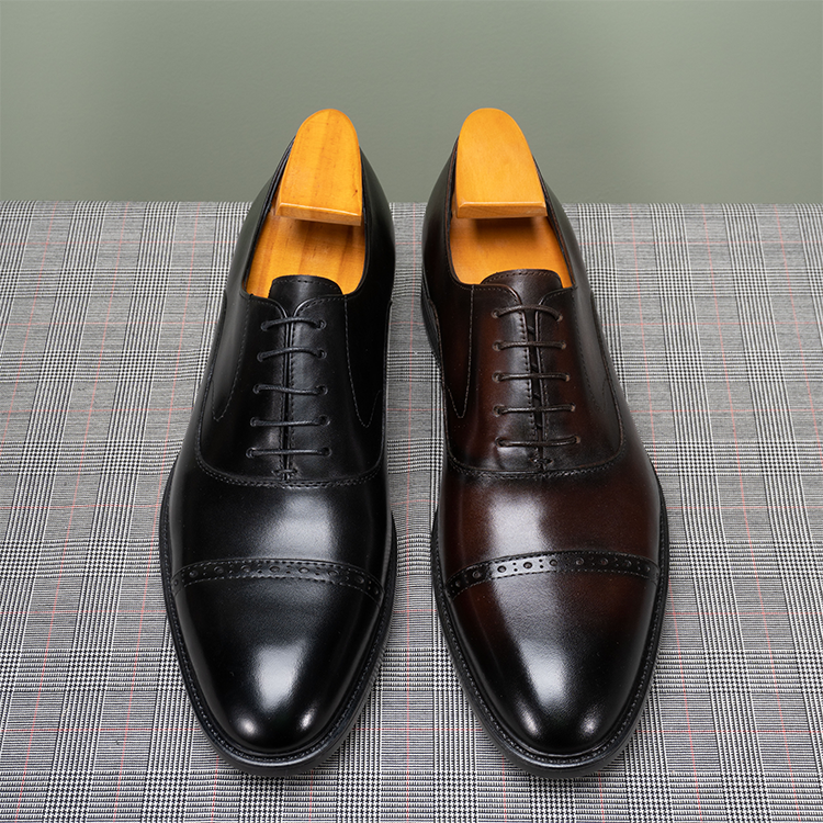 Quarter Brogue Oxfords OLDL24BK