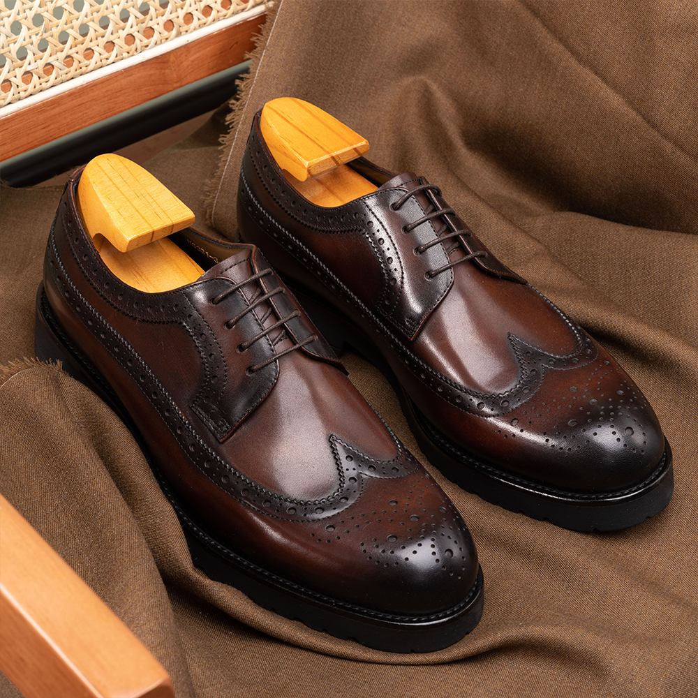 Platform Brock Derby Shoes OLH011CF