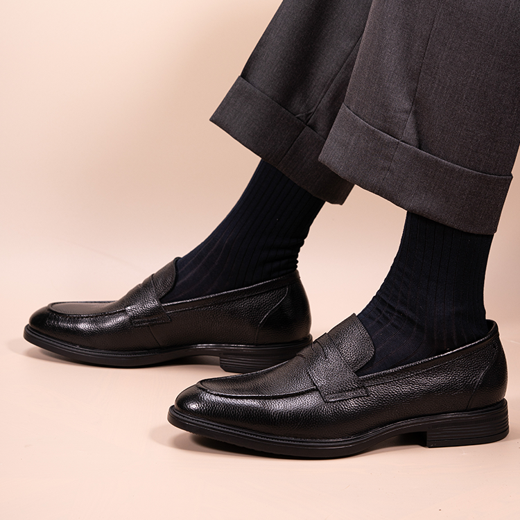 Deerskin Loafers OLDL31BK