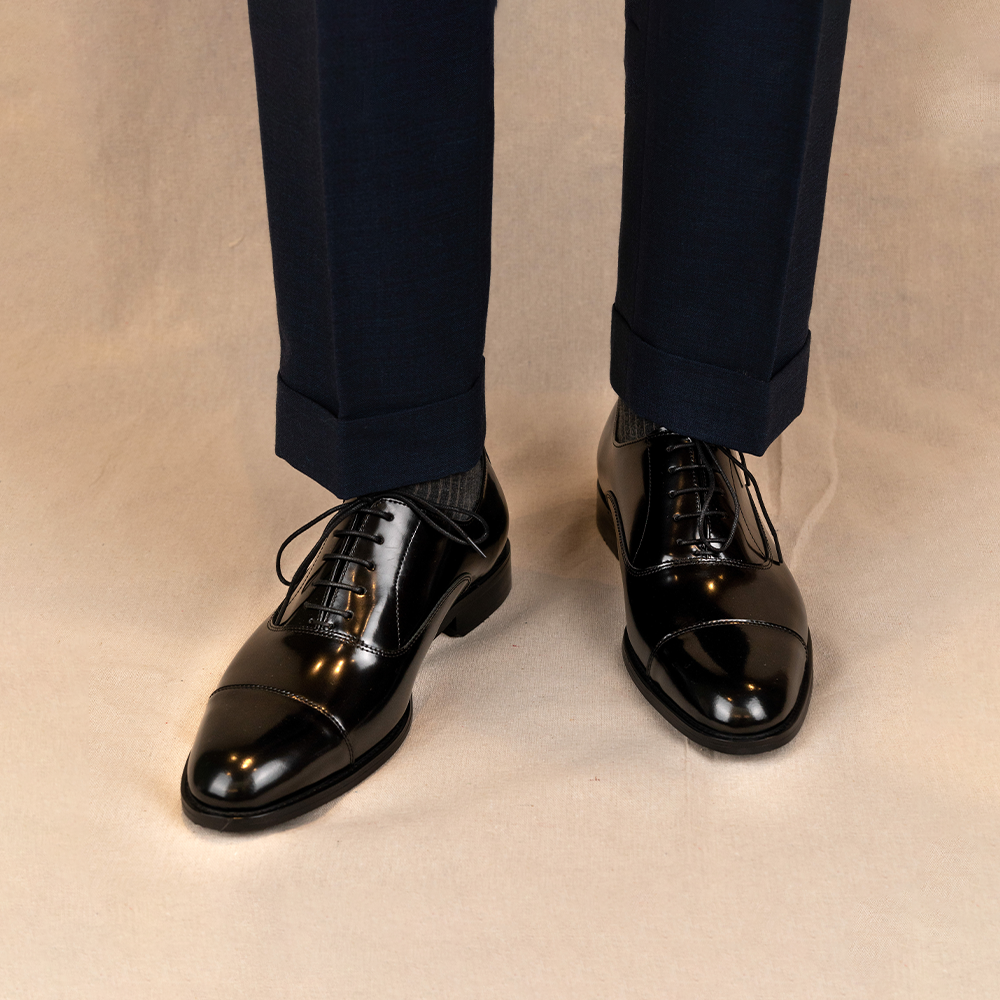 Triple Joint Oxford Shoes OLH004BK