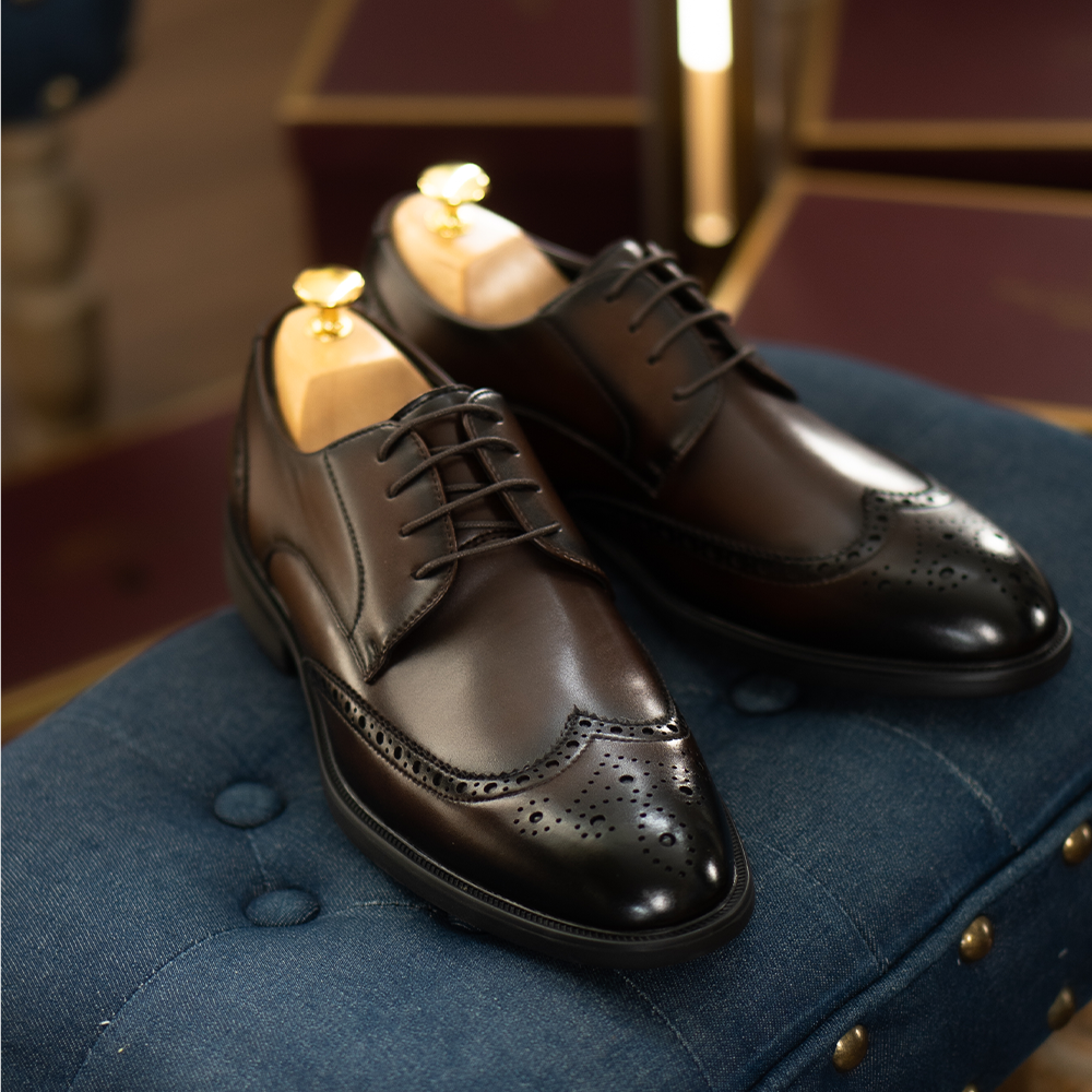 Heel lift - Long Wing Brock Derby Shoes AE01CF