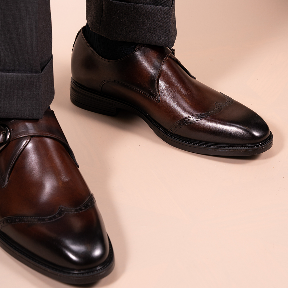 Single Buckle Brogue Shoes OLDL26CF