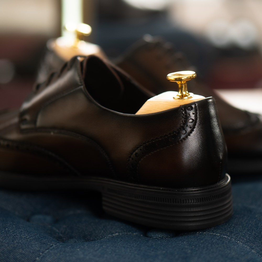 Heel lift - Long Wing Brock Derby Shoes AE01CF