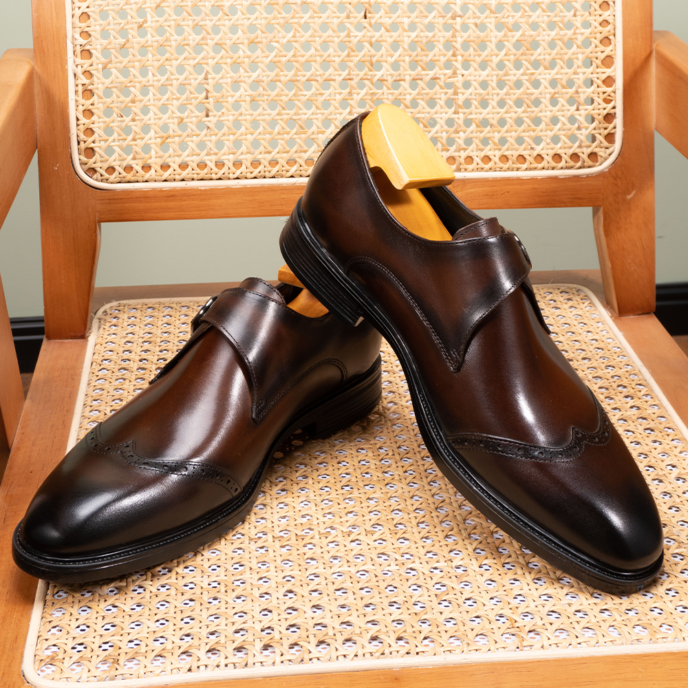 Single Buckle Brogue Shoes OLDL26CF