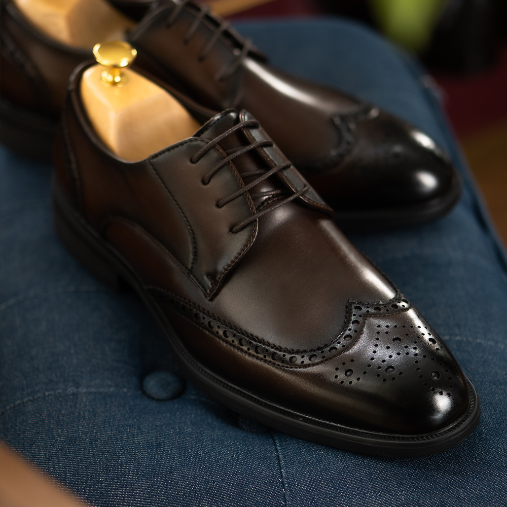 Heel lift - Long Wing Brock Derby Shoes AE01CF