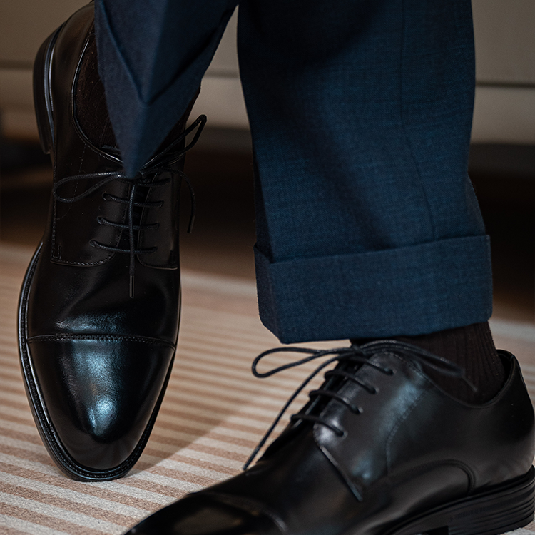 Three-piece Derby Shoes OLDL22BK