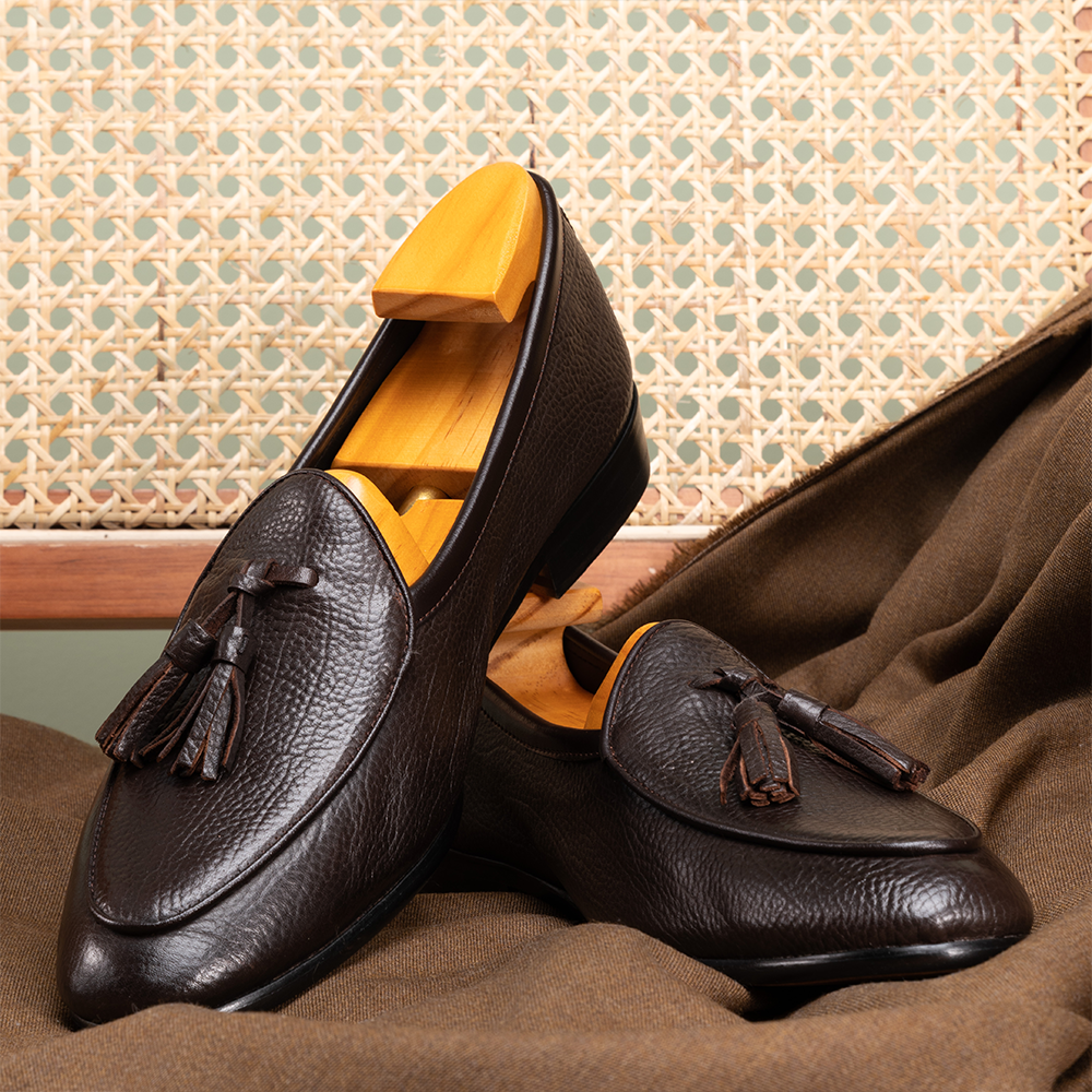 Italian Soft-Structure Deerskin loafers OLNG03-2CF
